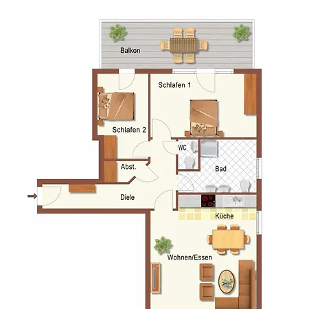 Haus Wenden 8 Apartmán Ostseebad Kühlungsborn